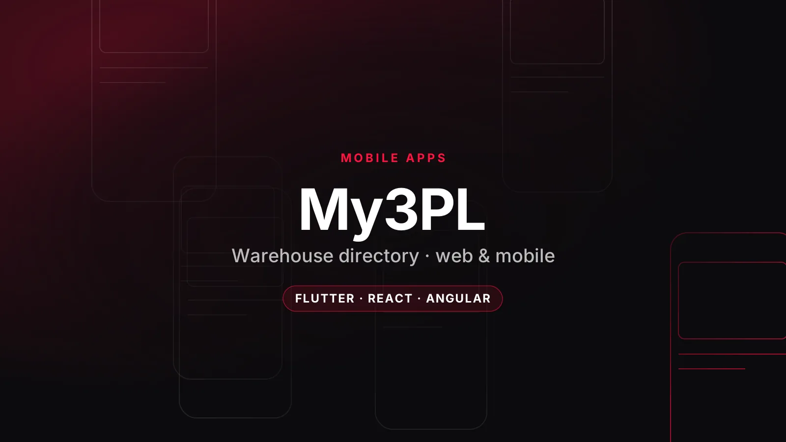 My3PL – Warehouse Directory Platform (Web & Mobile)