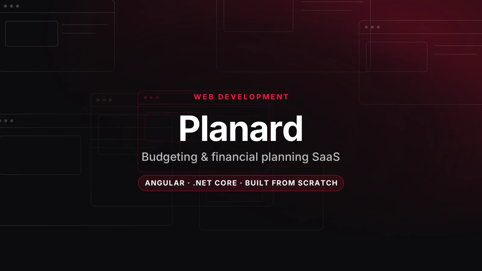 Planard – Budgeting & Financial Planning SaaS