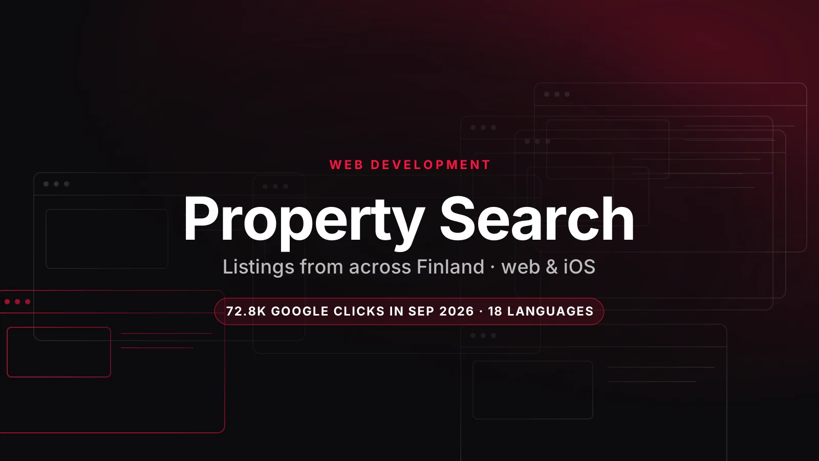 Property Search Platform for Finland – Web & iOS