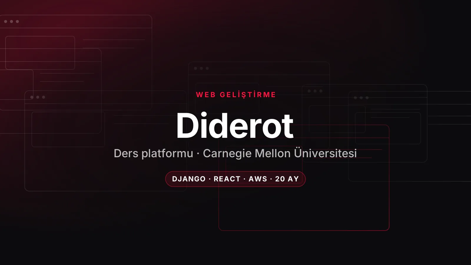 Diderot – Carnegie Mellon Üniversitesi Ders Platformu