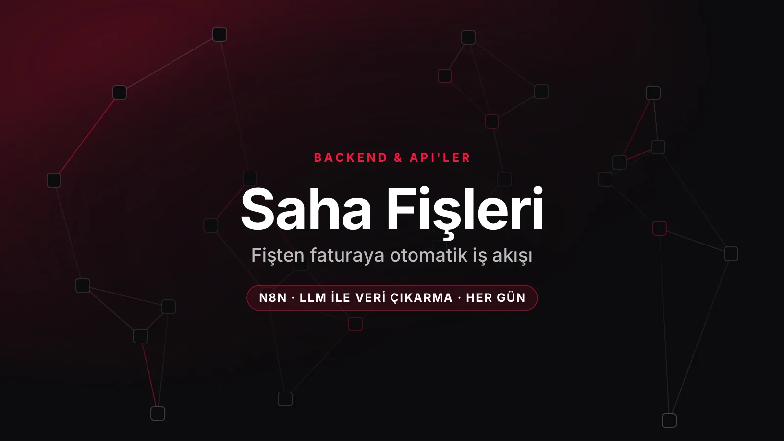Petrol Sahası Hizmet Şirketi için Saha Fişi Otomasyonu